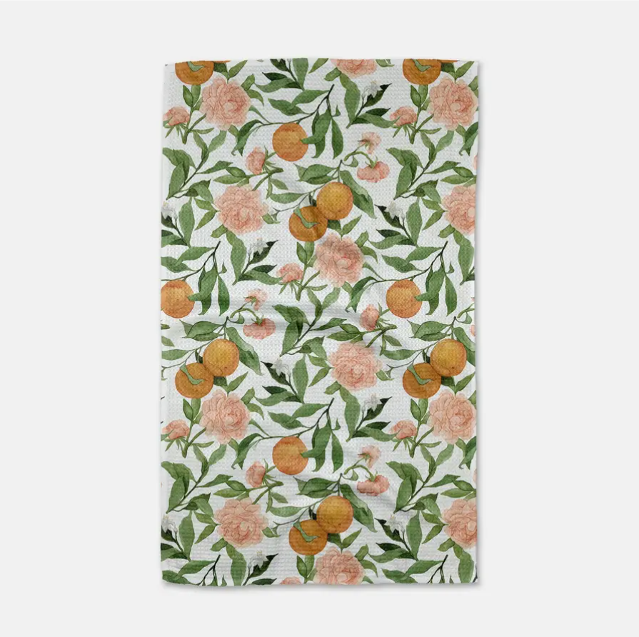 A Peony For Your Thoughts Tea Towel