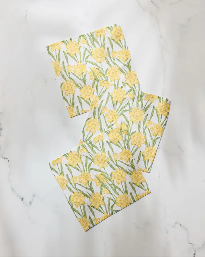 Daffodil Darling Dishcloth Set